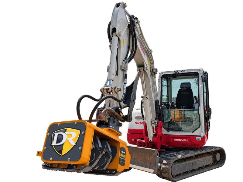 Forestry Mulcher with TB260 Excavator